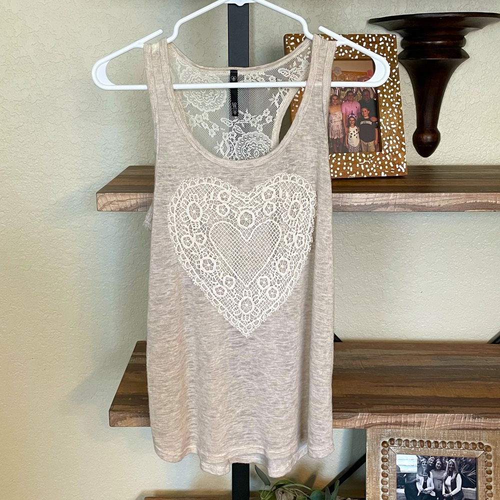 Love Culture Lace Tank Top